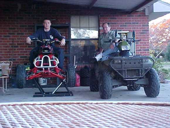 My dad and I on the SP500 and 250R                                                                                                                                                                      