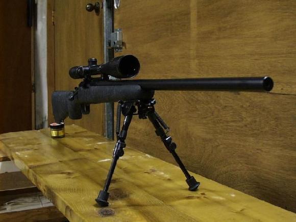 My Remington 700VS in 22-250. My favorite hand load for this rifle is 50gr Nosler Ballistic tip bullets(Moly coated) over 35.8gr of IMR4895 powder.                                                 