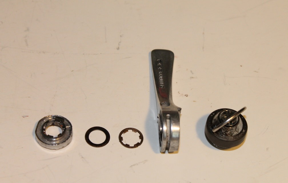 7 speed indexed downtube shifters