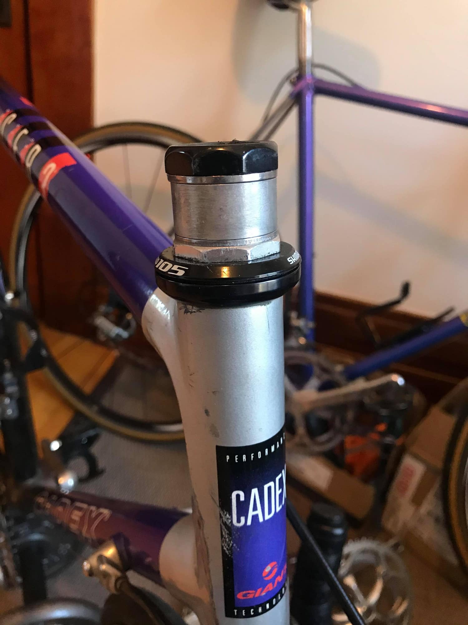 Quill discount stem headset