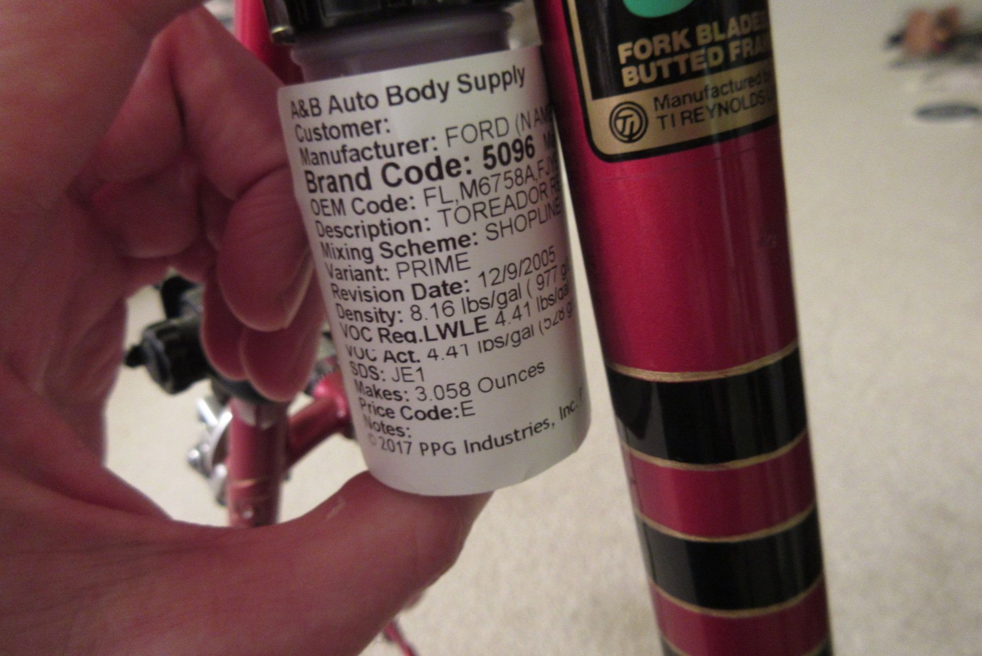 Bike Forums How to match paint color?