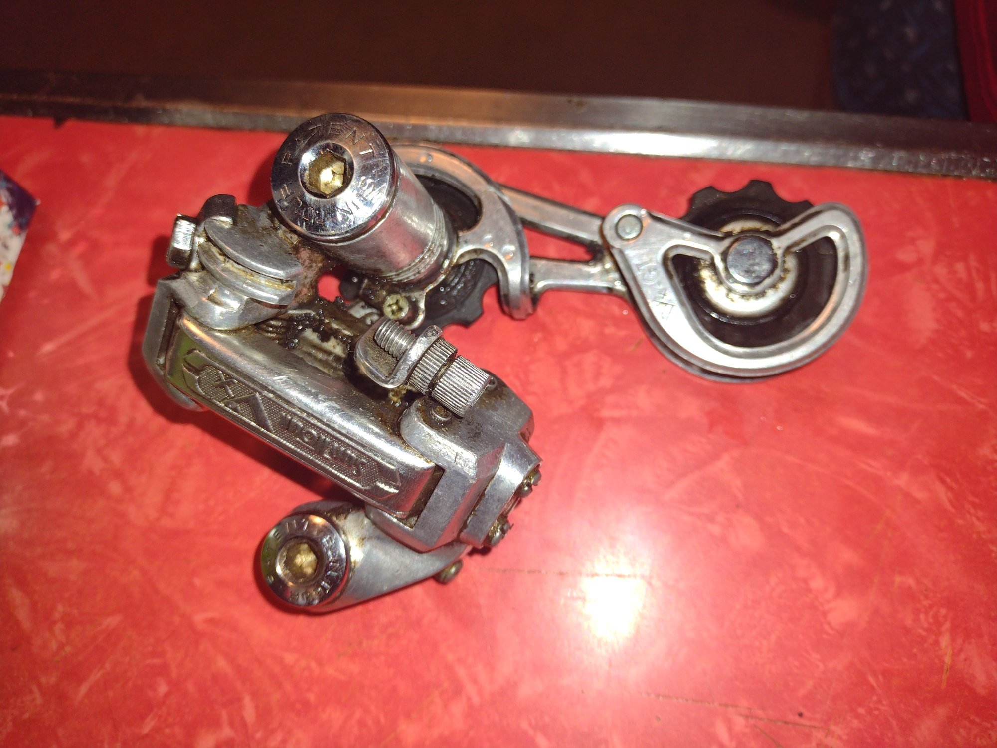 lubricate rear derailleur