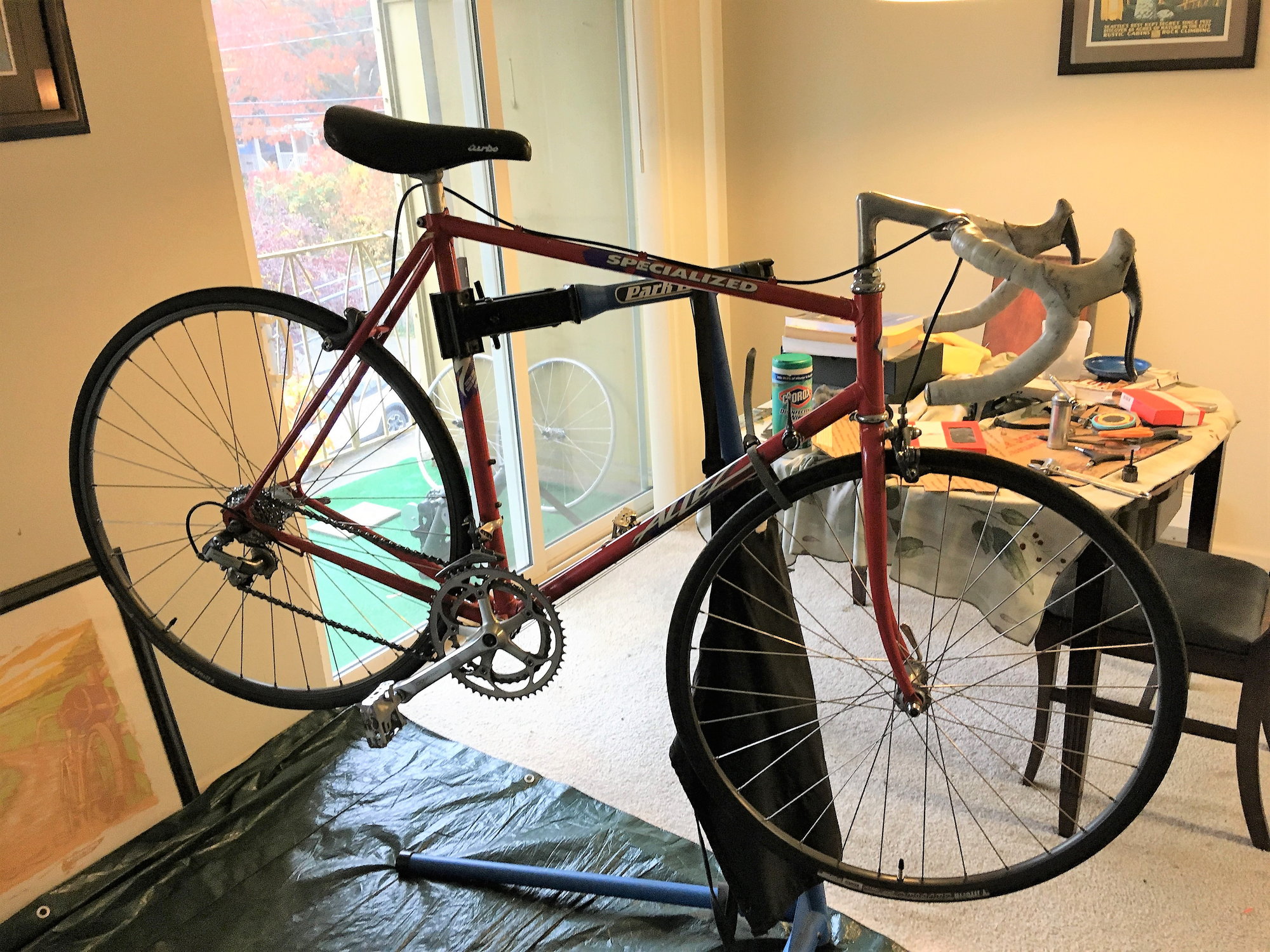 In which I trade a 6 pack for an 1989 Specialized Allez Bike