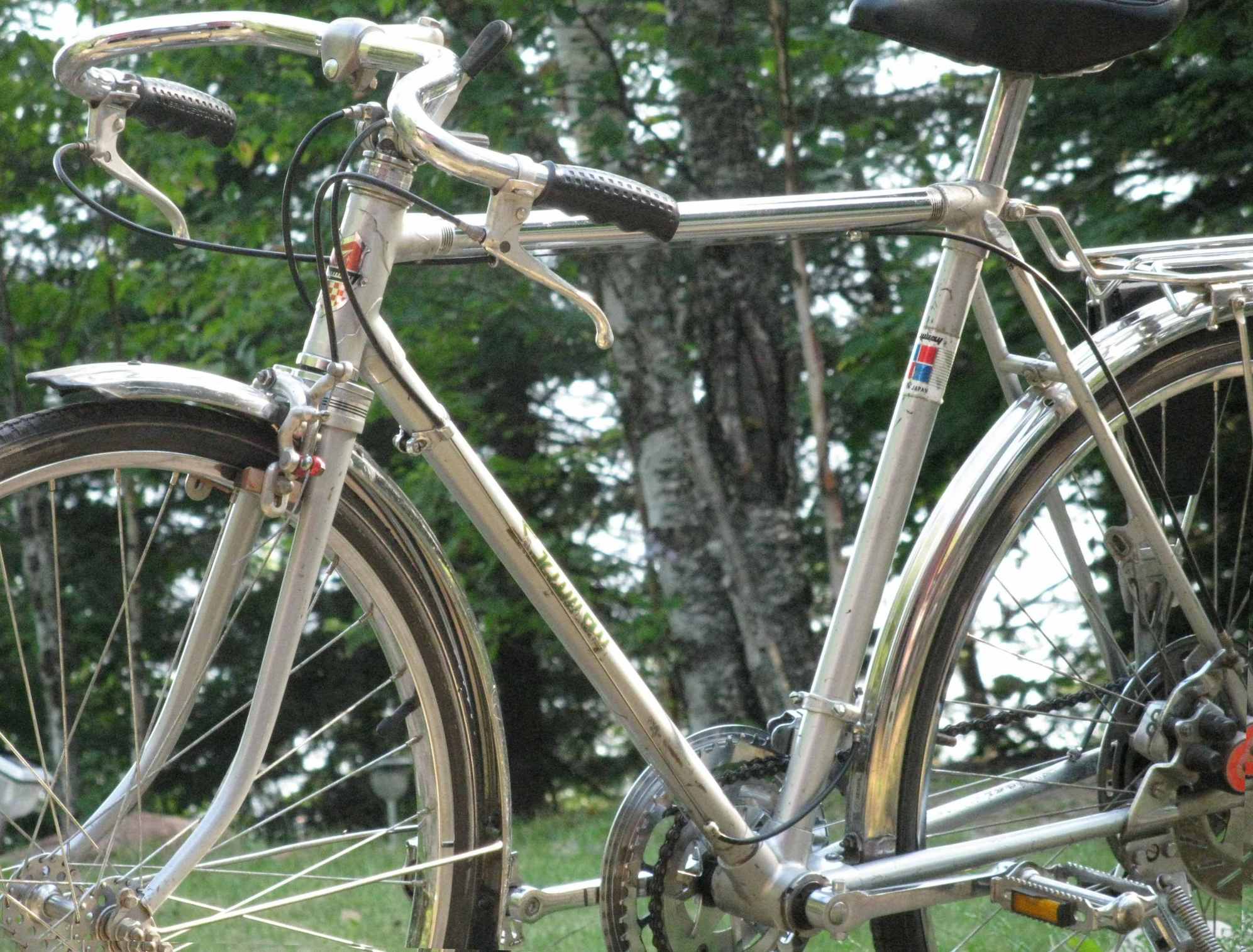 Disc brake on a Montgomery Ward 10 speed Open Road bike