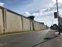Huge old prison in the town of Dannemora 