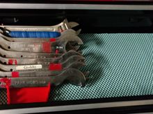 Just a cheap wrench hanging organizer from Anaconda 