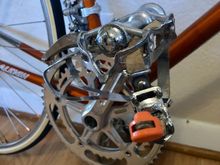 Binda Extra straps and orange REG buttons, acquired during a recent business trip to Portland, that guy had some very cool stuff!