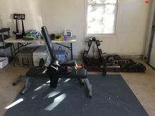 The medieval torture devices. All free weights.. 