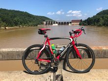 Crossing at High Rock Lake dam.