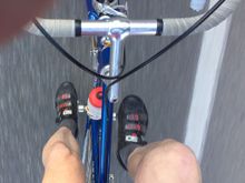 Home again.
Merckx Corsa Extra SLX. So smooth.