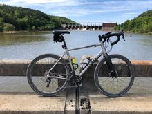 At the dam.
