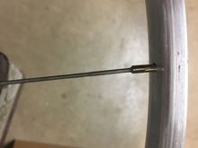 Threads showing above 16mm nipple
