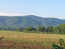 Cheaha Mountains in morning sunlight 