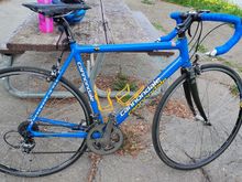 My faithful old CAAD7, this is a spectacular bike to ride.