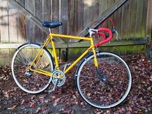 cleaned up ok built with some 27 x 1 3/8 knobbies