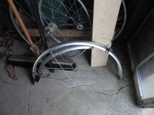 Reasonable condition and all hardware is there.  Both front and rear.