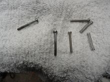 A decision on the DO adjuster screws,  finally settled on the ledge screws which are bit longer which fit a little bit better.