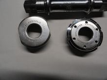 English threading and clean with small scuffs from prior installation.