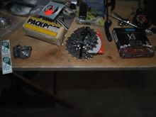 An 8spd Shipman cassette with a little life left in it