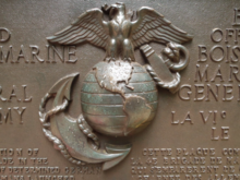 EGA form the Iron Mike monument in the Belleau Wood battlefield