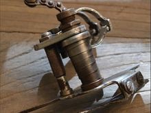 Close-up of front deraileur