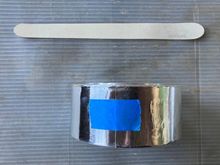 for this demo I used a Stay Tuff plastic item for my template, below is a roll of the 2" 4-mil HVAC tape