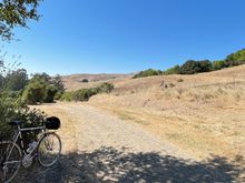 The trail features a nice mix of open views and shady, woodland sections.