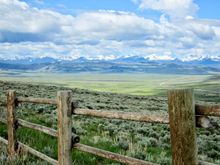 Big Hole Mountains east of Jackson, MT