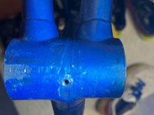 Bottom bracket with address, not the frame number