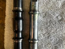 The Avocet crank offers a variety of bcd options. The backside has a slightly grainy texture which makes cleanup a bit more work. 