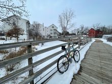 Nakin Mills photo bridge. I think one of Henry Fords parts factories along the Rouge River. Now it’s kind of an interpretative center and offices for the parks. 