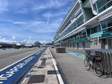 Out by the Formula 1 circuit