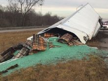 A trucker lost his marbles. 38,000 pounds of marbles.