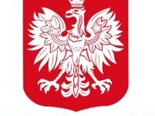 Polish eagle on his logo