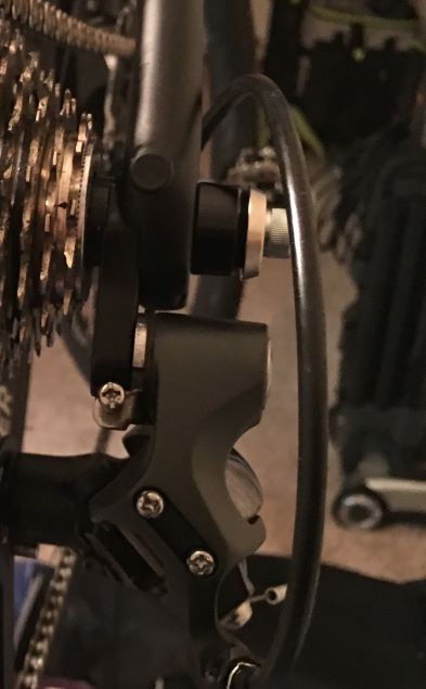 cycleops through axle adapter