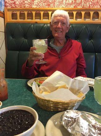 Post ride rehydration with a nuclear lemon lime drink