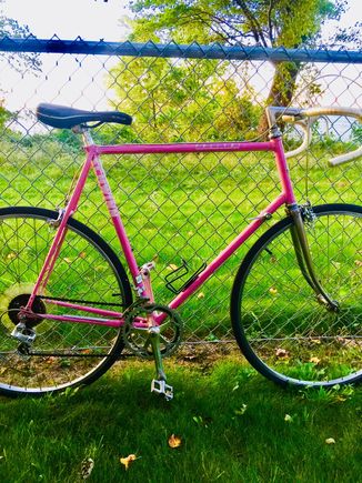 Pink prelude spinning 27 1/4 wheels/tires    