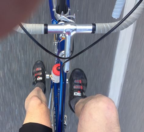 Home again.
Merckx Corsa Extra SLX. So smooth.