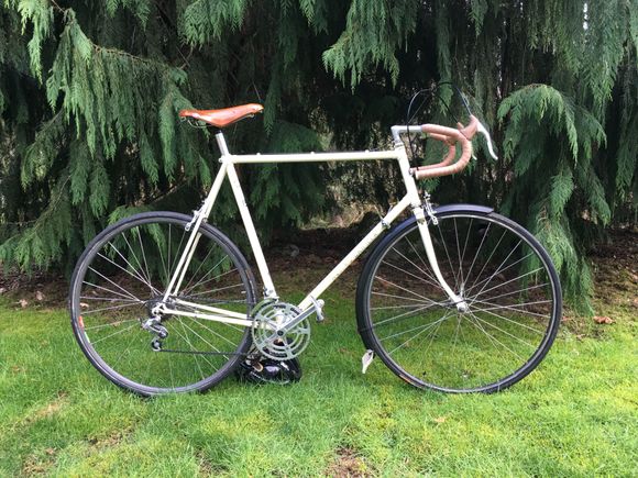 Made it home, no walking.  1981 AD Olympian (poor man’s Vent Noir) is a wonderful French fit rider for me.