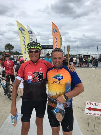This young fella’s longest ride was only 32 miles before the event! Really proud of him.