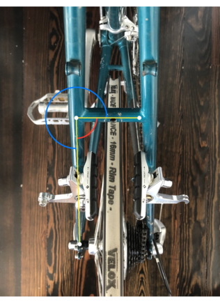 I slapped a line on your NDS seatstay.