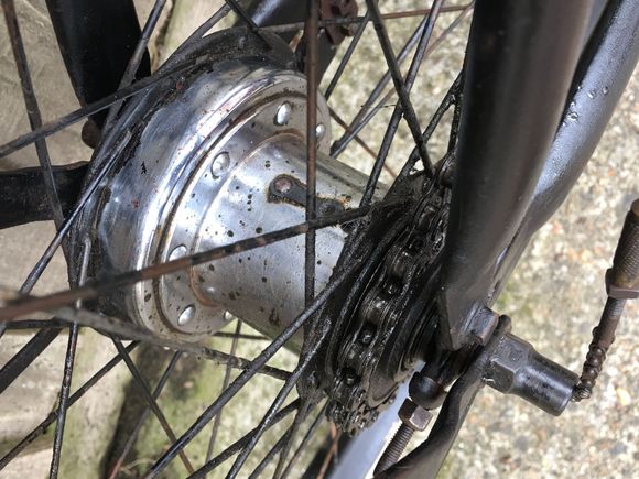 BSA combined 3 Speed & Hub Brake.