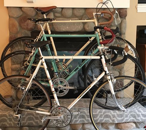 The vintage bikes are mostly ready for better weather