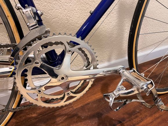C Record crank, Chorus pedals...