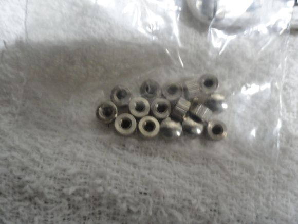 I buy the barrel end caps from VieVelo on e-bay. A couple of bucks each and gives a nice finishing touch for the like new look.