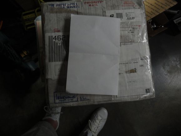 The box as it came in.  There is no reveal as it is not being a part of the game by being in here in the shop.  it is in pause so I can get it back on the road again.   