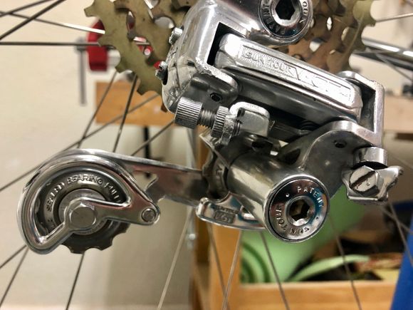 Circa 1975, with Suntour sealed bearing pulleys...
