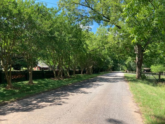 The view in front of the grand gentleman farmer’s place ….