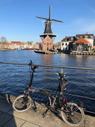 Amsterdam to Haarlem by Brompton