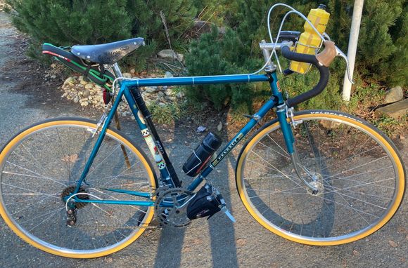 1971 Peugeot PA 10, zippy yet comfortable with fat sewups (as original)